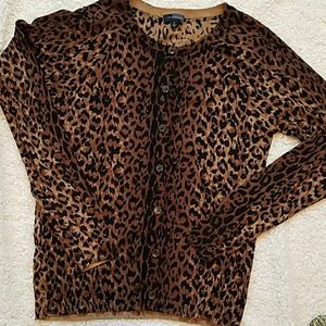 The Limited leopard cardigan